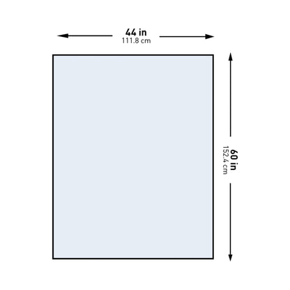 DRAPE, SURGICAL HALF DRAPE STR44"X60"