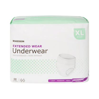 UNDERWEAR, EXTENDED WEAR XLG 58-68