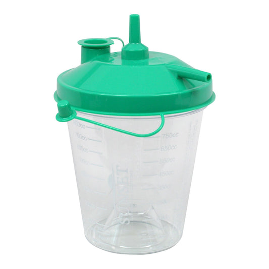 CANISTER, SUCTION W/FLOAT VALVE SHUTOFF DISP 800CC