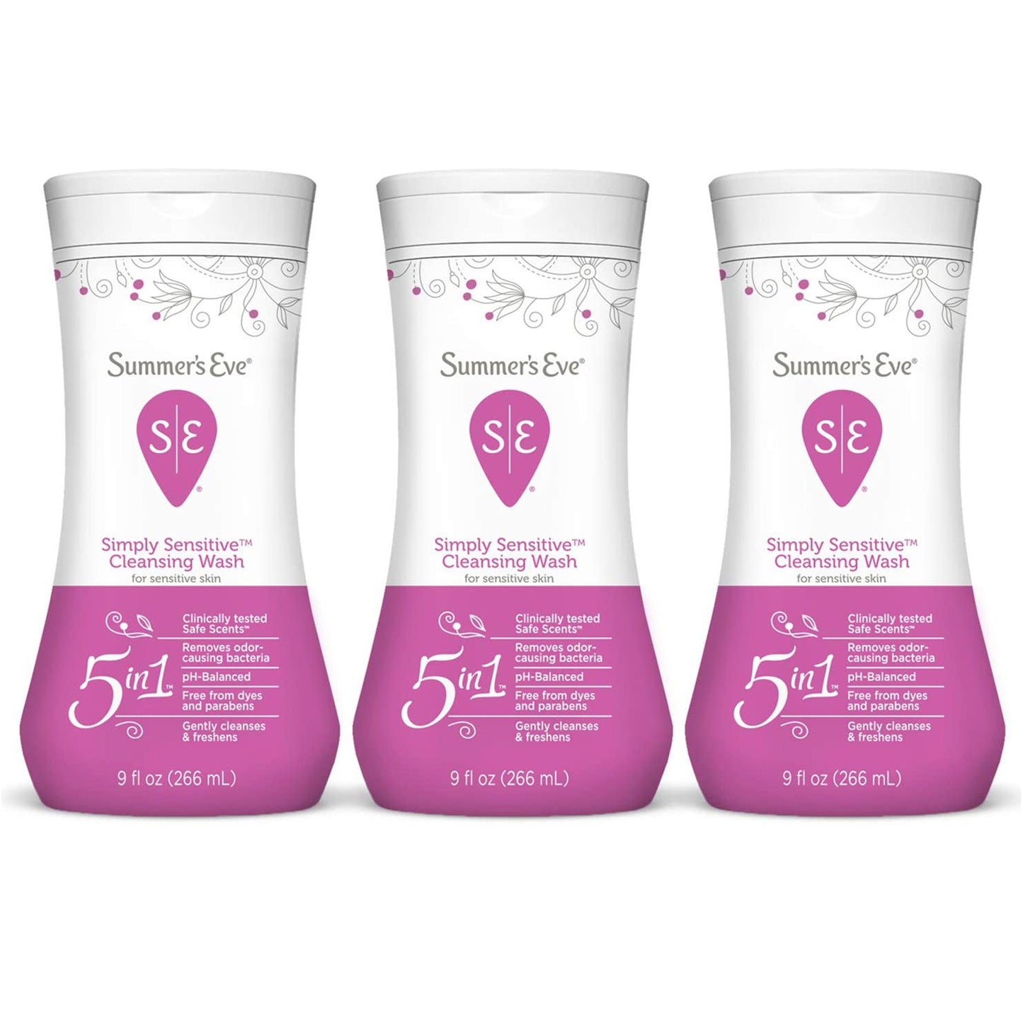 WASH, BODY SENSITIVE SUMMERS EVE 9OZ 9FLEET
