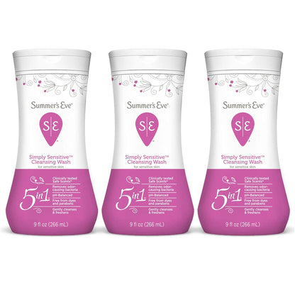 WASH, BODY SENSITIVE SUMMERS EVE 9OZ 9FLEET