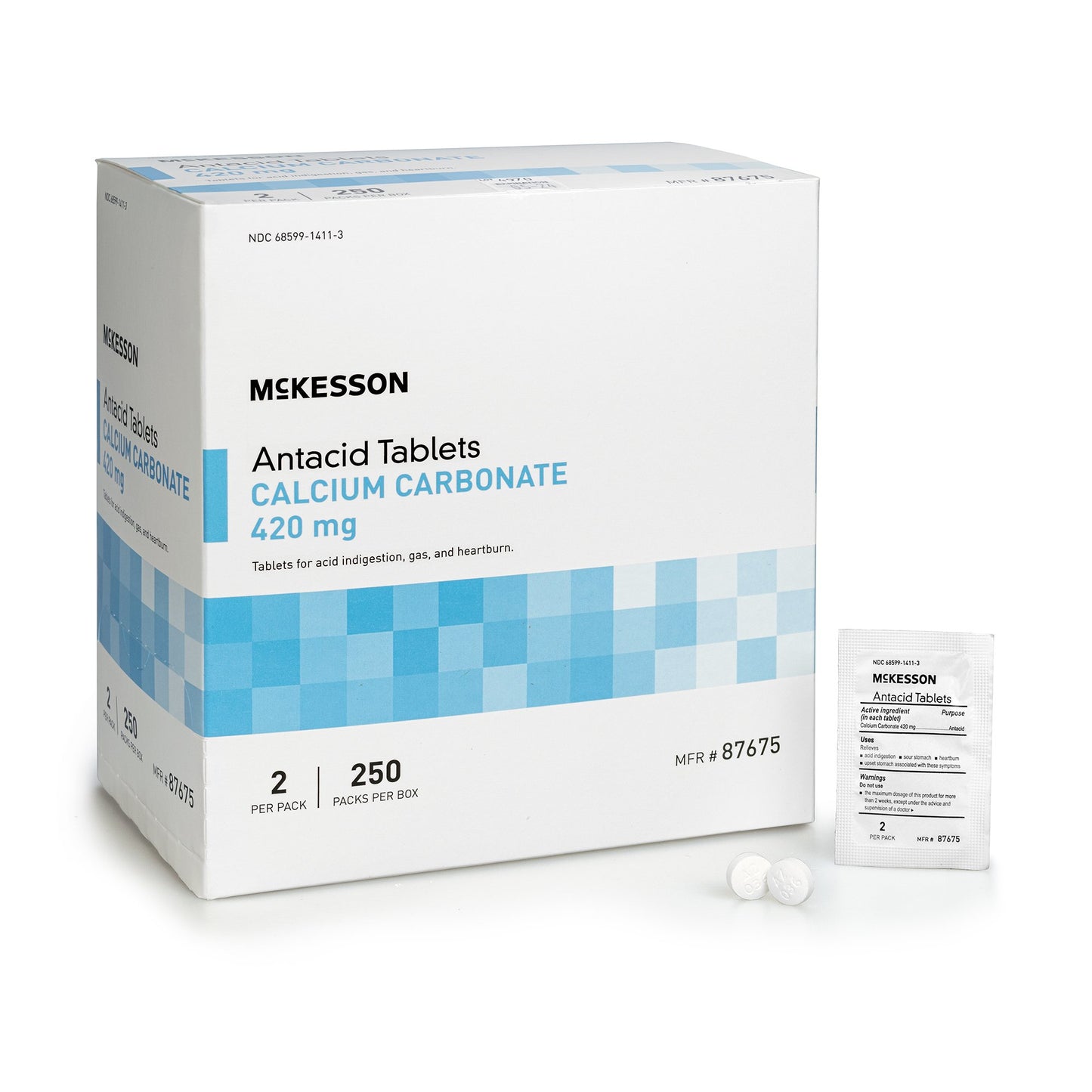 ANTACID, TAB CALCIUM CARBONATEMINT 420MG