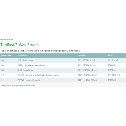 BANDAGE, TUBIFAST BLU LG 3 1/8"X33' MOLYCK