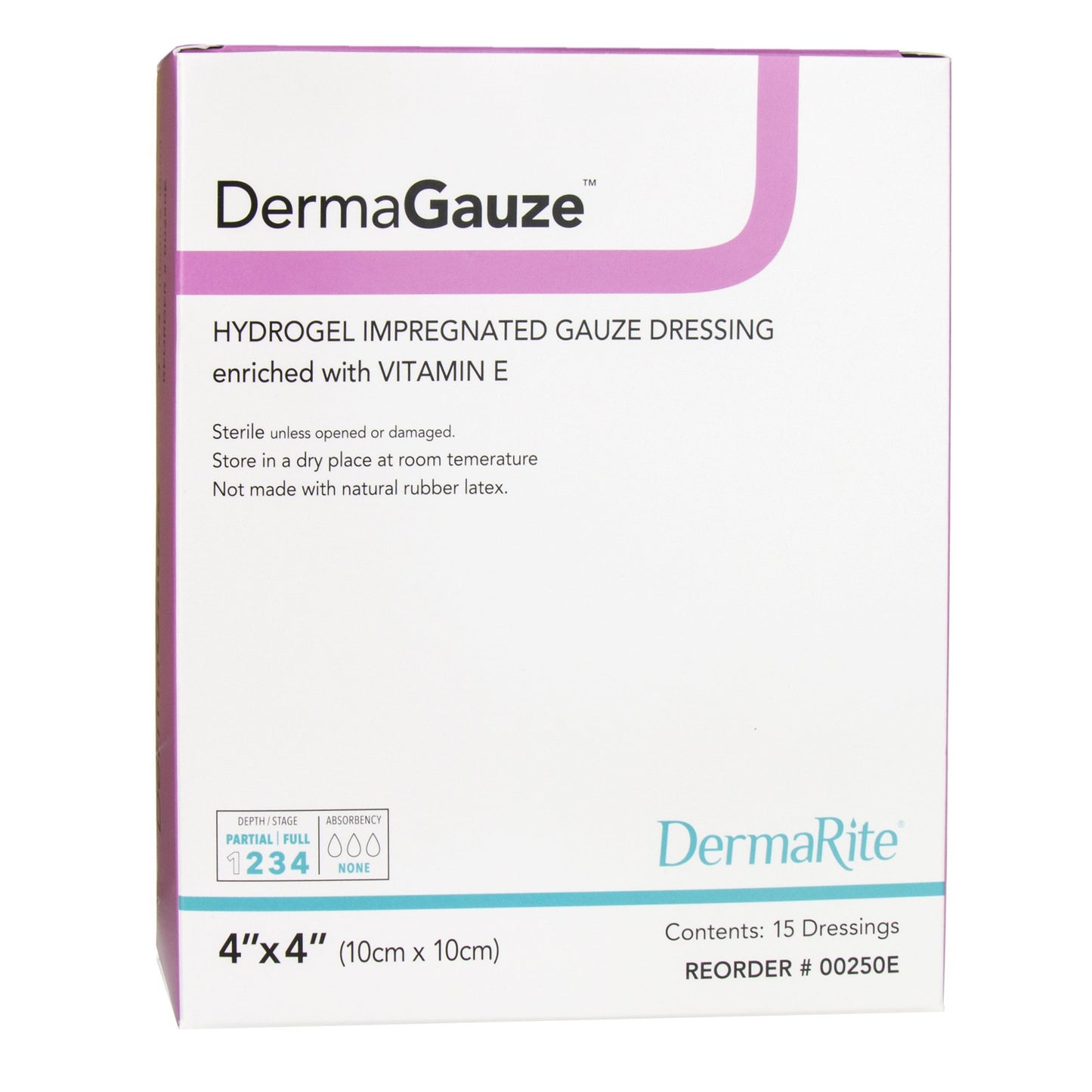 DRESSING, DERMAGAUZE HYDROGEL4X4