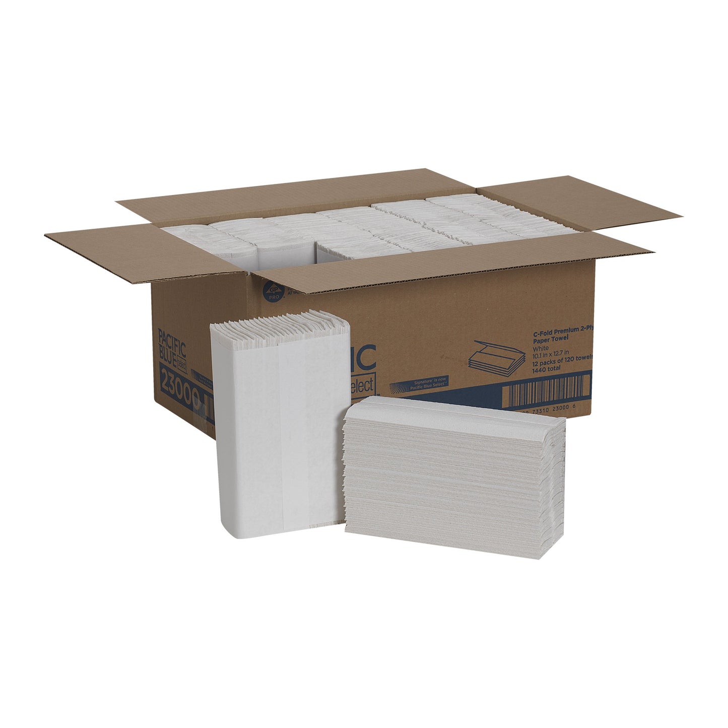 TOWEL, PAPER C-FOLD 2PLY 10"X13"