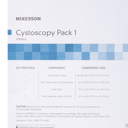 CYSTOSCOPY PACK I, SURG UROLOGICAL PROCEDURE