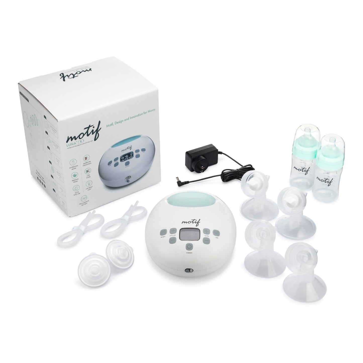 PUMP, BREAST LUNA DBL ELEC W/BATTERY