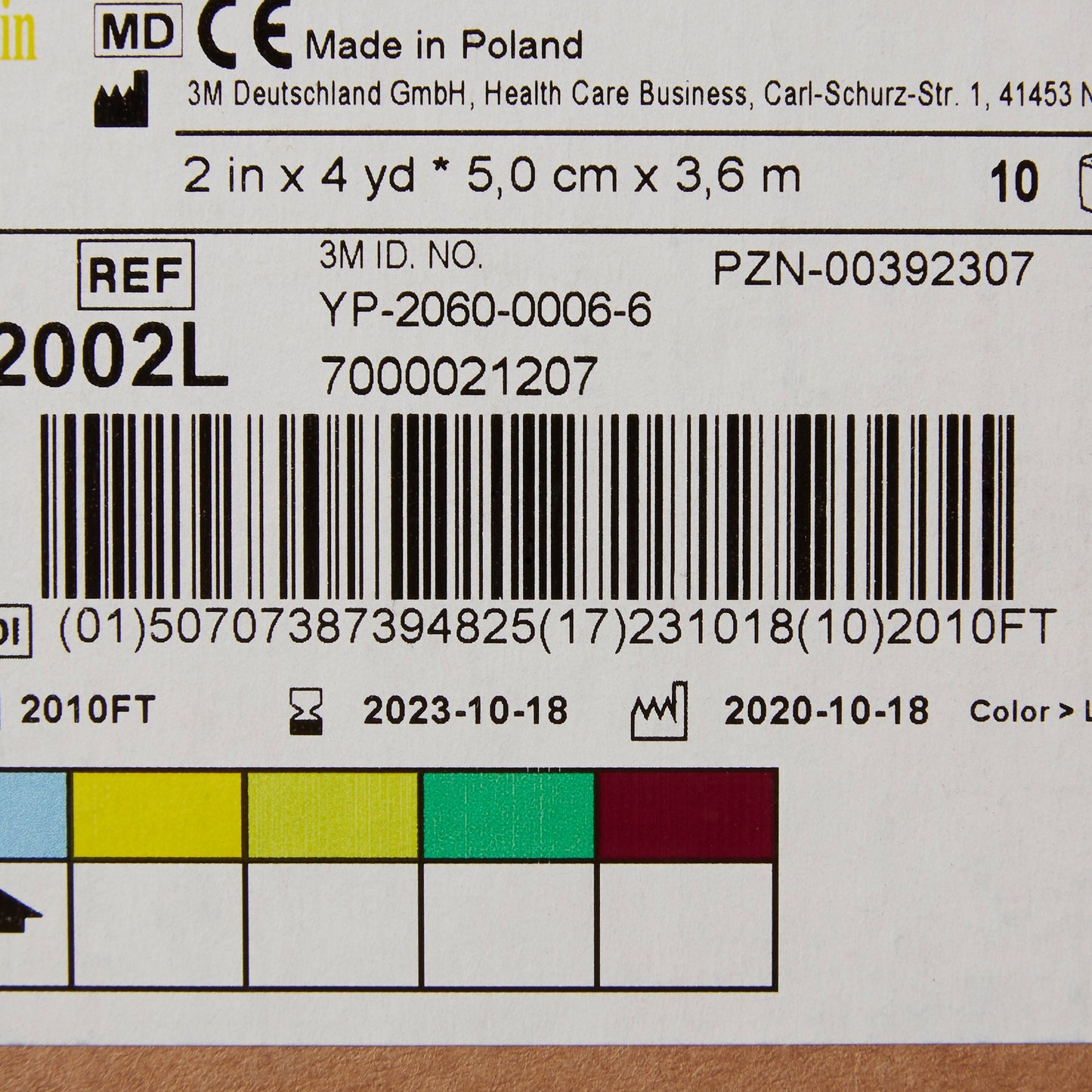 TAPE, CAST SCOTCHCAST 2"X4YDSLT BLU
