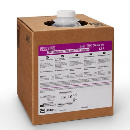 TEST KIT, WBC LYSE 3.8L F/RUBYANLYZ ABBDIA
