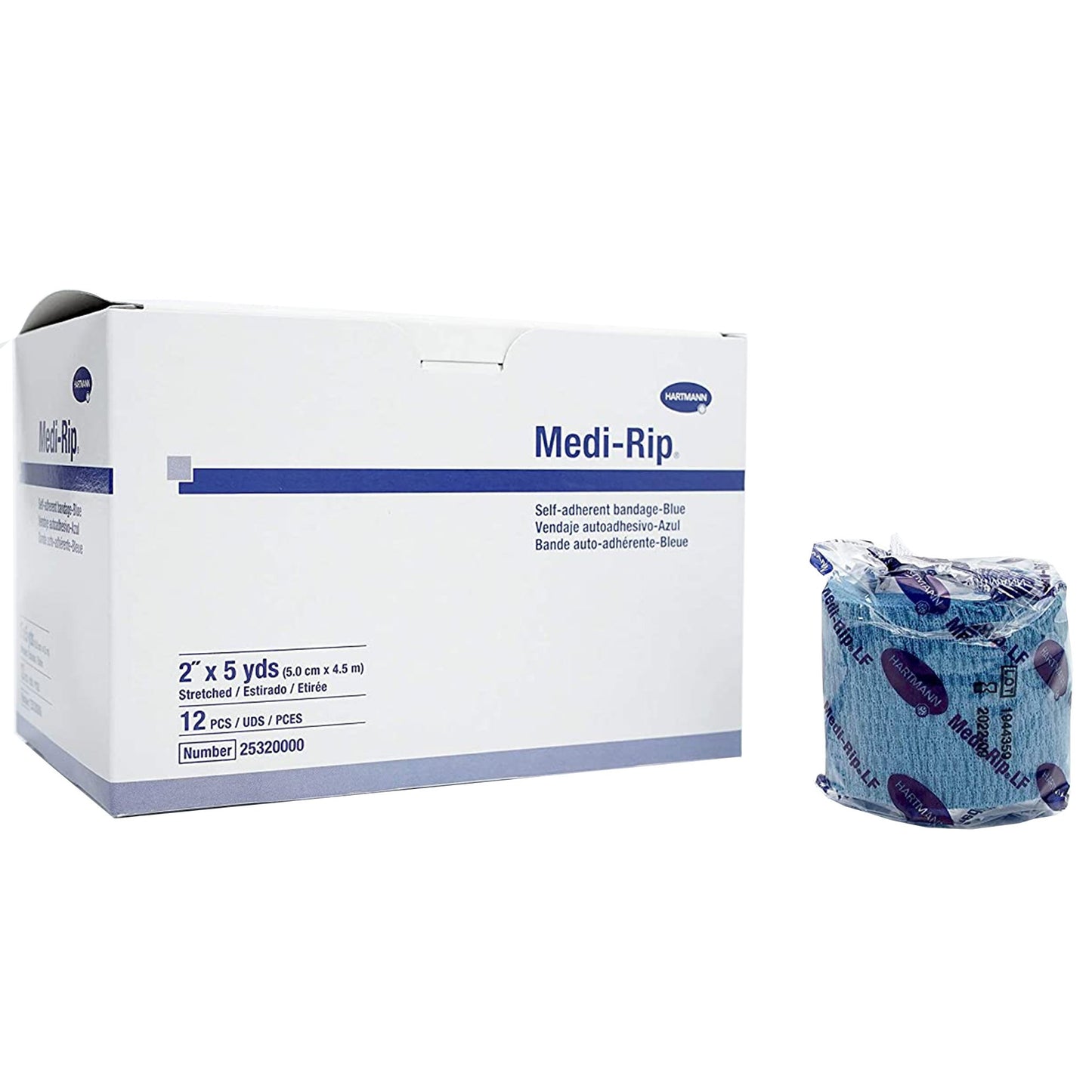 BANDAGE, MEDIRIP SA BLU 2"X5YD