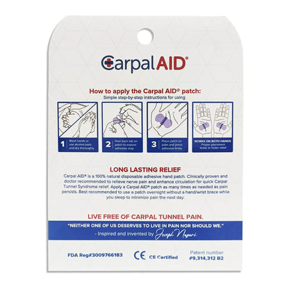 PATCH, CARPAL AID UNIV