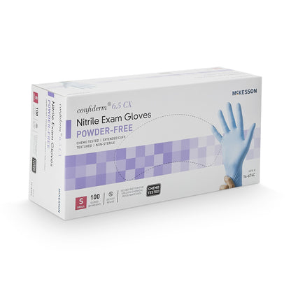 GLOVE, EXAM NTRL SM N/S EXTCFCHEMO 6.5CX