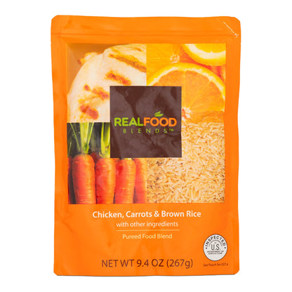 ENTERAL FEEDING, CHICKEN/BROWNRICE & CARROTS