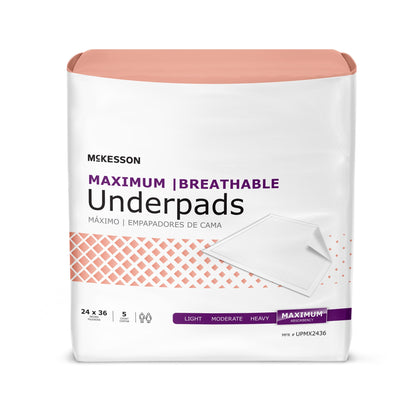 UNDERPAD, MAX ABSRB 24"X36"