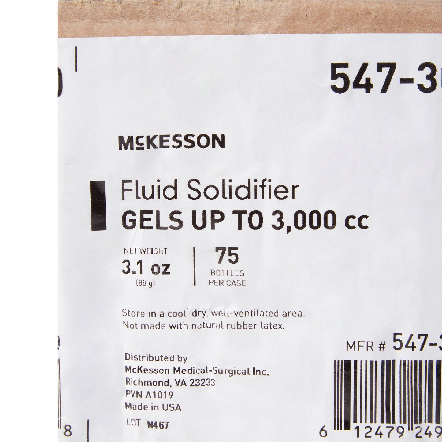 SOLIDIFIER, FLUID W/SCREW CAPBOTTLE 3000CC