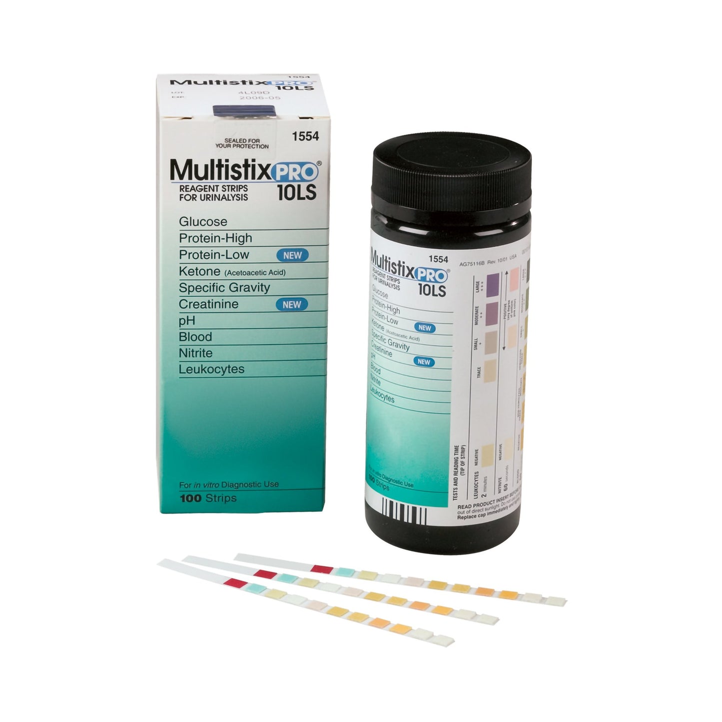 URINE TEST STRIP, MULTISTIX PRO 10LS 100'S SEMDIA