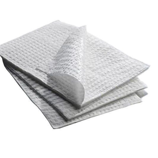 TOWEL, PLASBAK POLY WHITE 17"X18"