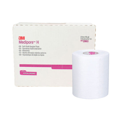 TAPE, MEDIPORE SFT CLTH 3"X10"