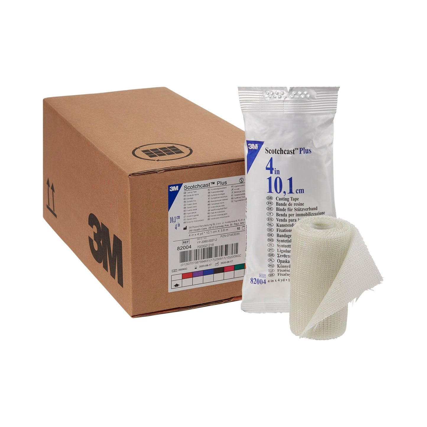 TAPE, CAST SCOTCHCAST 4"X4YDSWHT