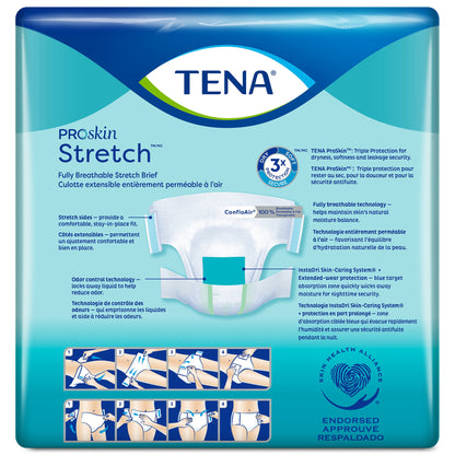 BRIEF, TENA STRTCH BARI GRN 3XLG