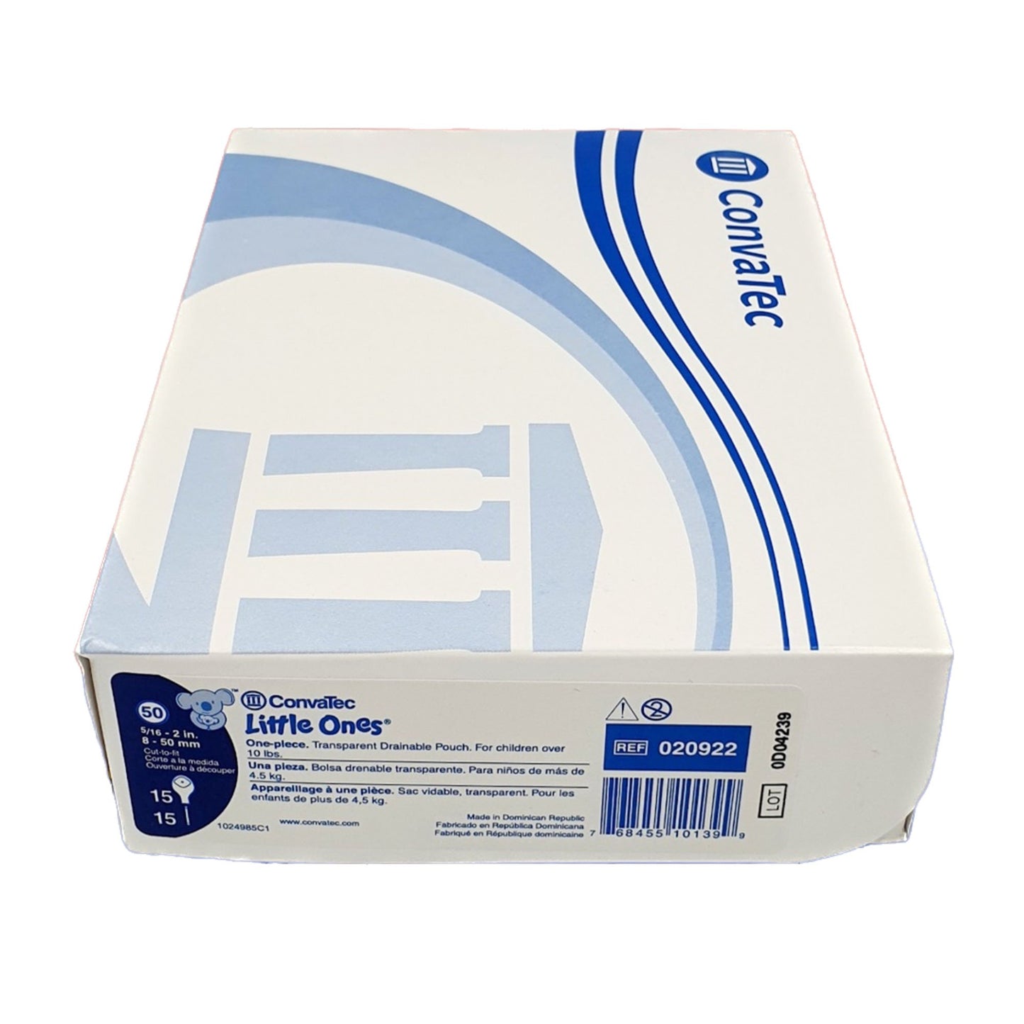 POUCH, OSTOMY TRANSP DRAIN 6"
