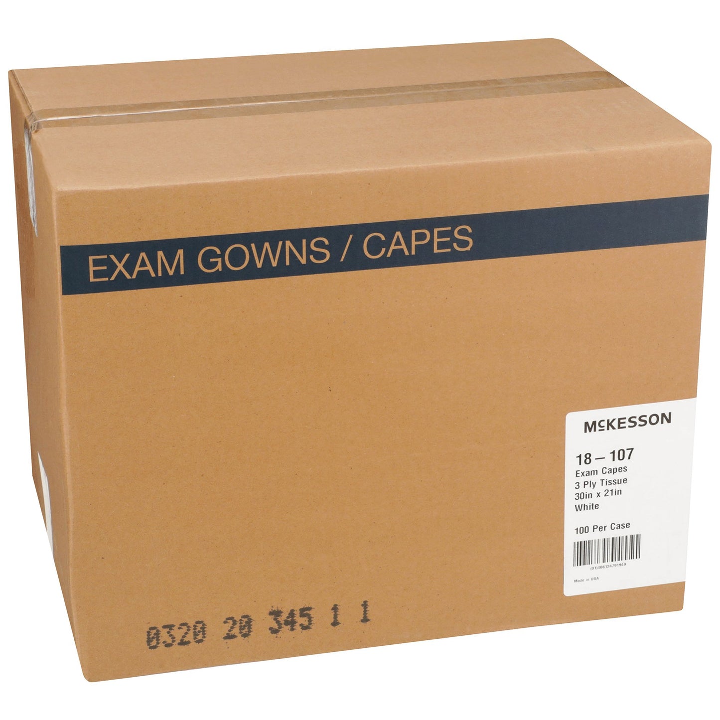 CAPE, EXAM WHT F/B OPN 30X21