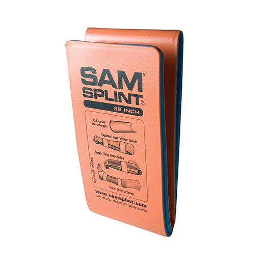 ARM SPLINT, SAM RUSBL ORG/BLU