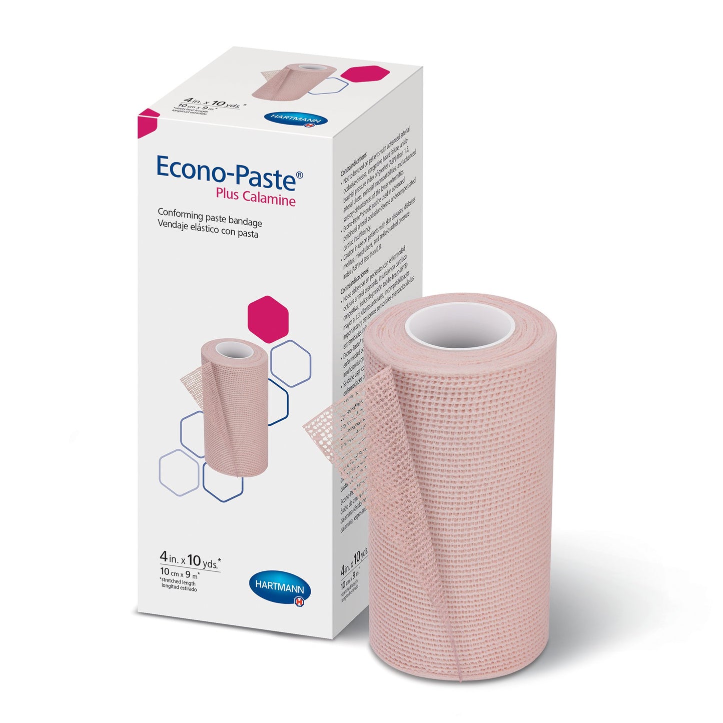 BANDAGE, ECONO-PASTE+ CALAMINE4"X10YD