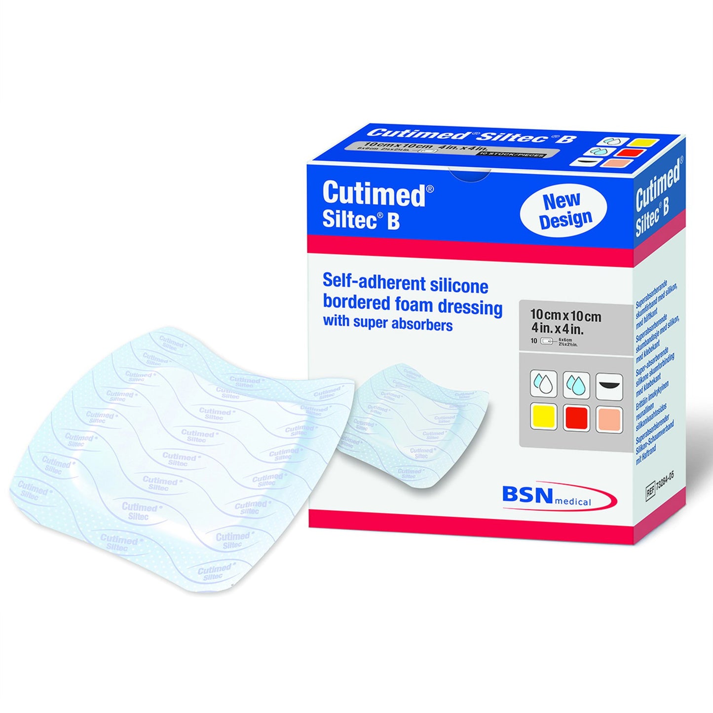 DRESSING, WOUND CUTIMED SILTECB 6"X6"