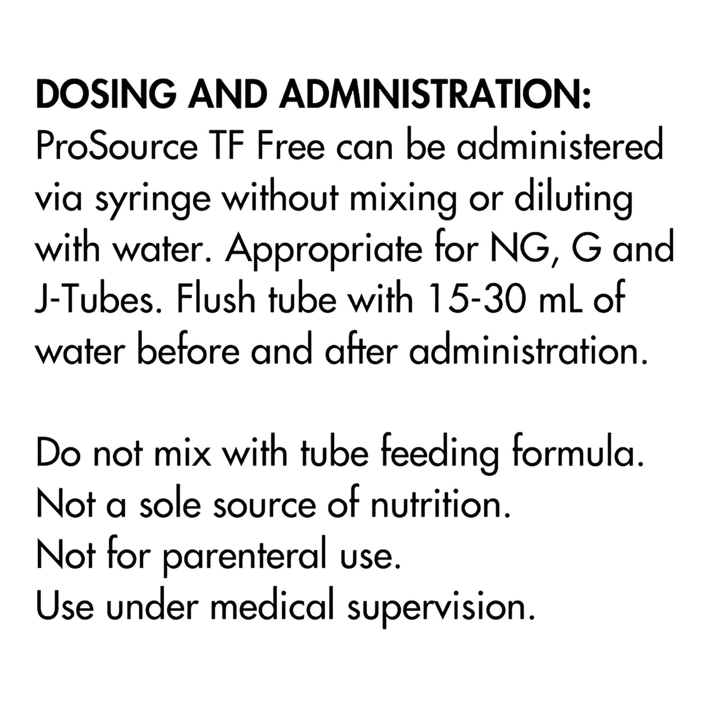 PROSOURCE TF FREE, LIQ PROTEINALLERGEN FREE 45ML