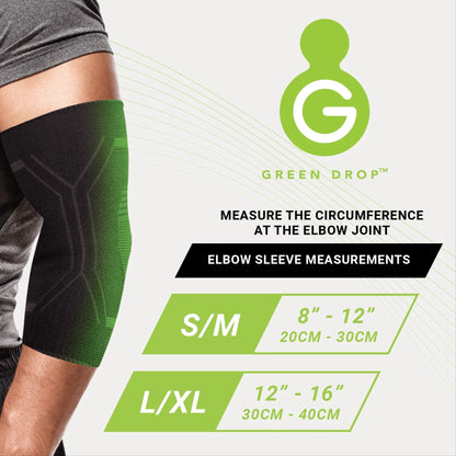 SLEEVE, ELBOW COMPRSN INFUSEDBLK SM/MED