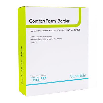 DRESSING, CMFRT FOAM BORDER 6"X8"