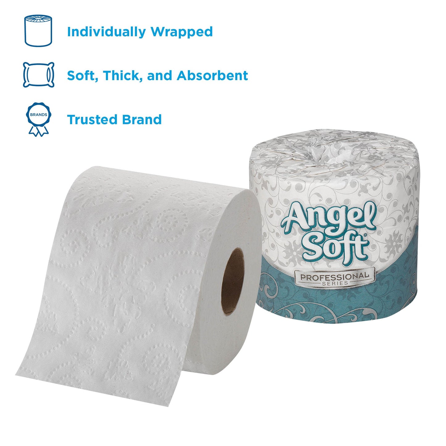 TOILET TISSUE, 2PLY EMBOSSED ANGL SFT