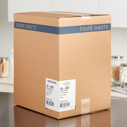 SHEET, DRAPE BREAST 2PLY WHT 24X40