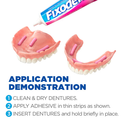 ADHESIVE, DENTURE FIXODENT ORICLEAN 1.4OZ