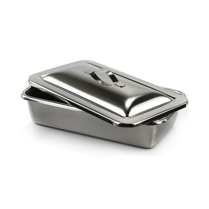 INSTRUMENT TRAY, W/STRAP HNDLCVR LF 8 7/8"X5"X2"