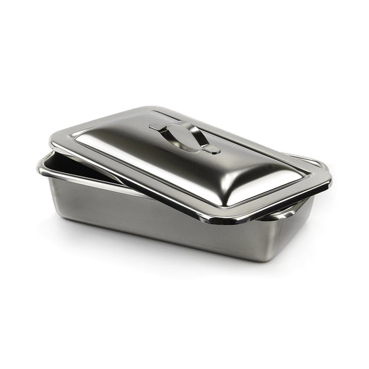 INSTRUMENT TRAY, W/STRAP HNDLCVR LF 8 7/8"X5"X2"