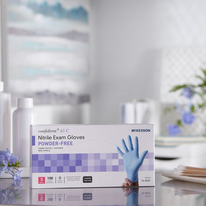 GLOVE, EXAM NTRL SM N/S CHEMO4.5C