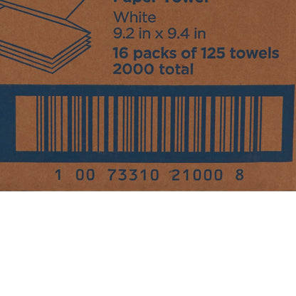 TOWEL, PAPER MULTI-FOLD 2PLY WHT