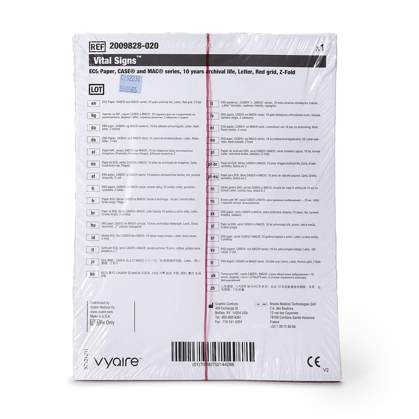 PAPER, EKG PREMIUM 4PG RED