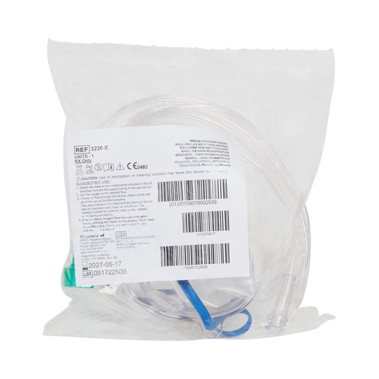 MASK, OXY HI CONC N/REBR PED ELONG