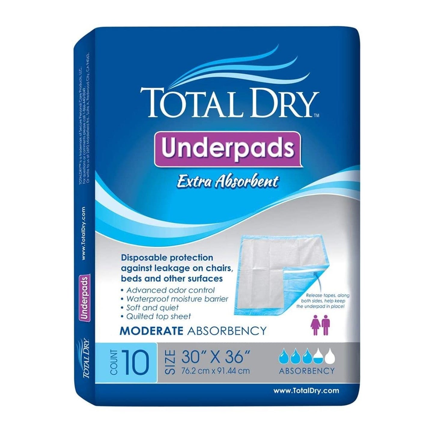 UNDERPAD, INCONT EMBSSD HVY X+ 30X36