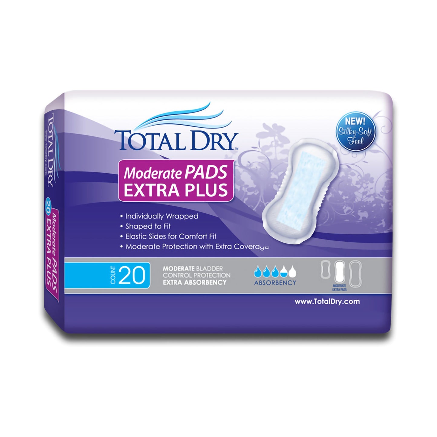 PAD, INCONT TOTALDRY MODERTE XTR +