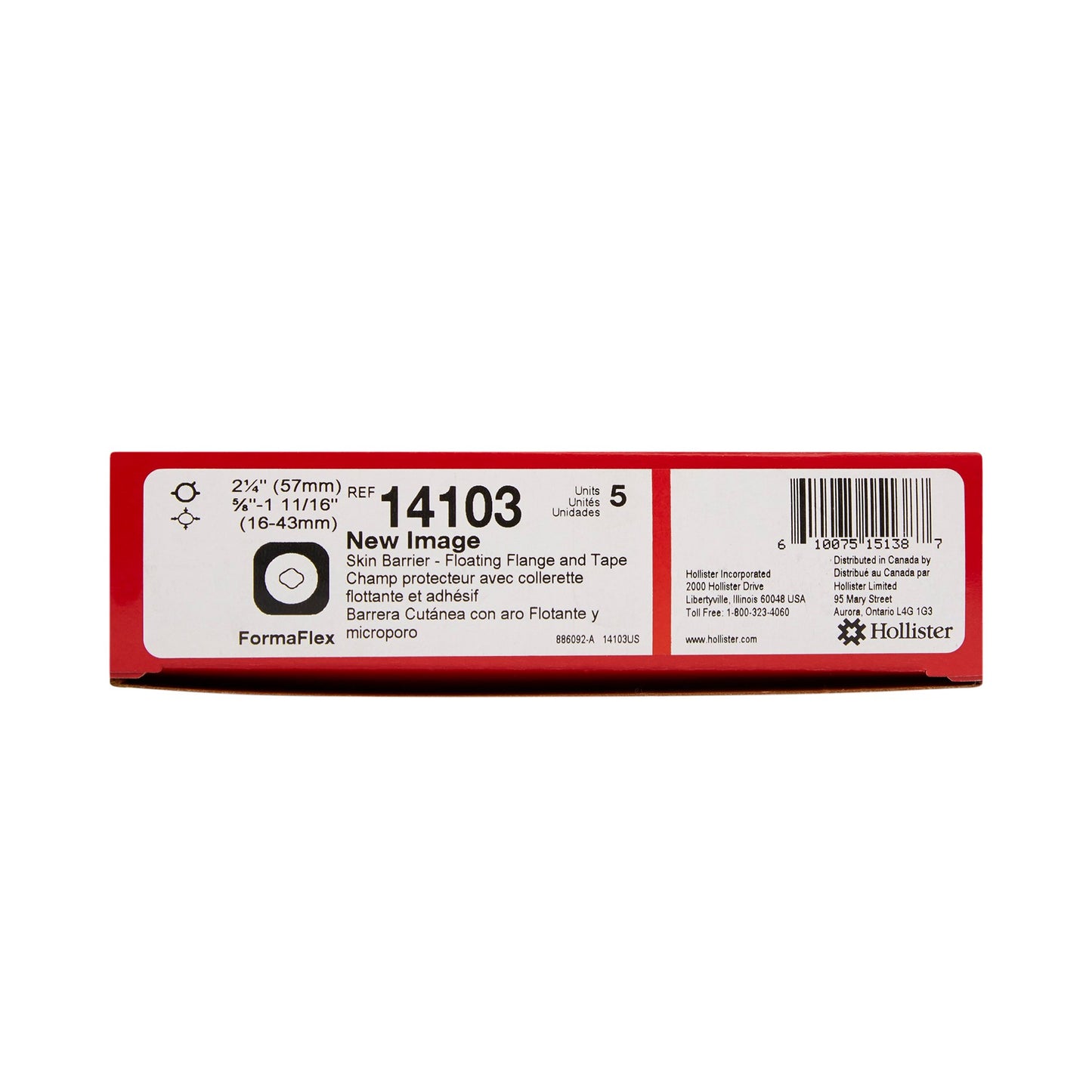 BARRIER, SKIN SHAPE-TO-FIT W/TAPE 1 11/16"