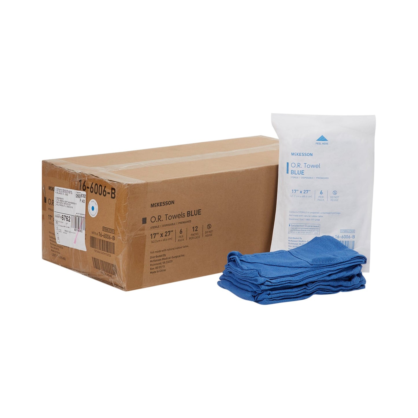 TOWEL, OR STR BLU DISP