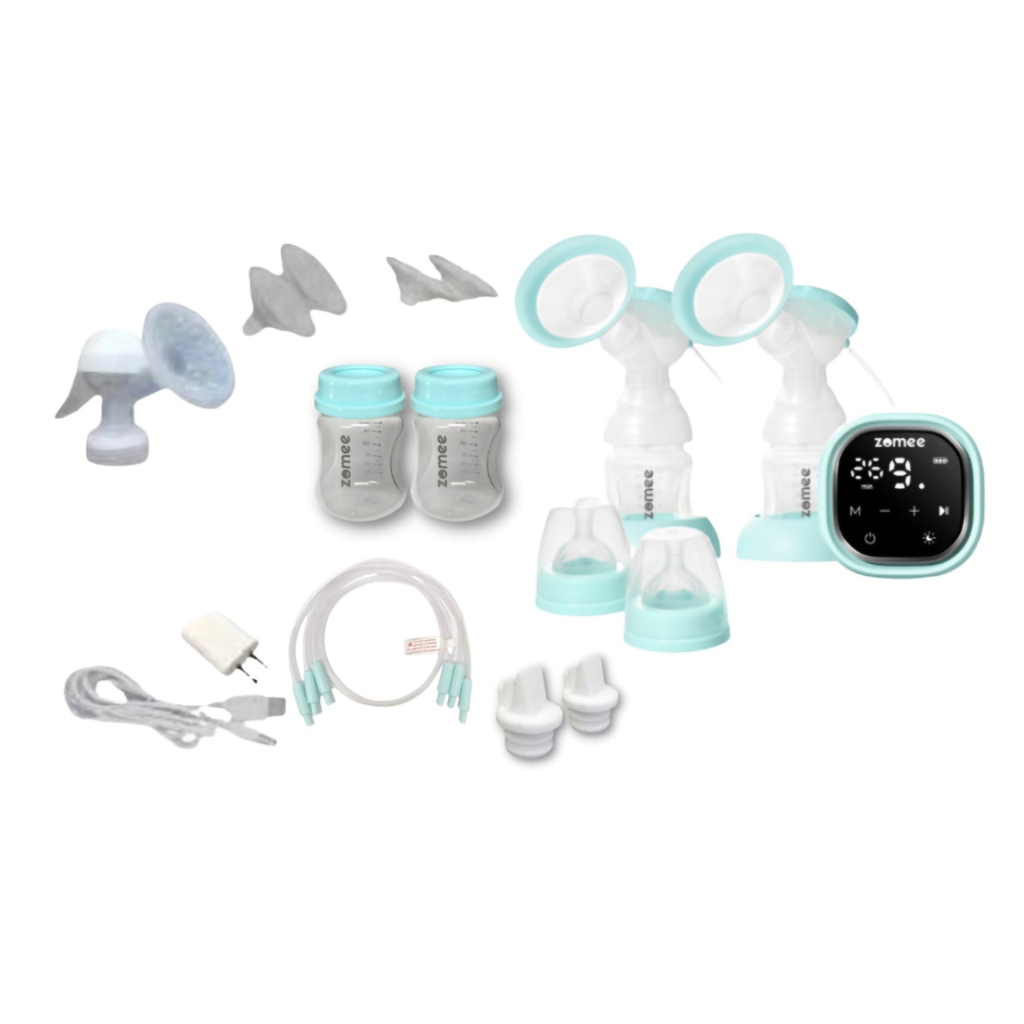 PUMP, BREAST W/Z2.3 DUCK BILLVALVES & HAND PUMP