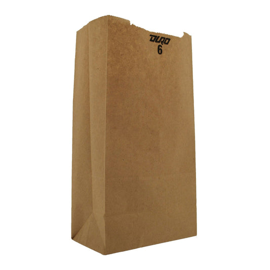 BAG, GROCERY BRN 6#