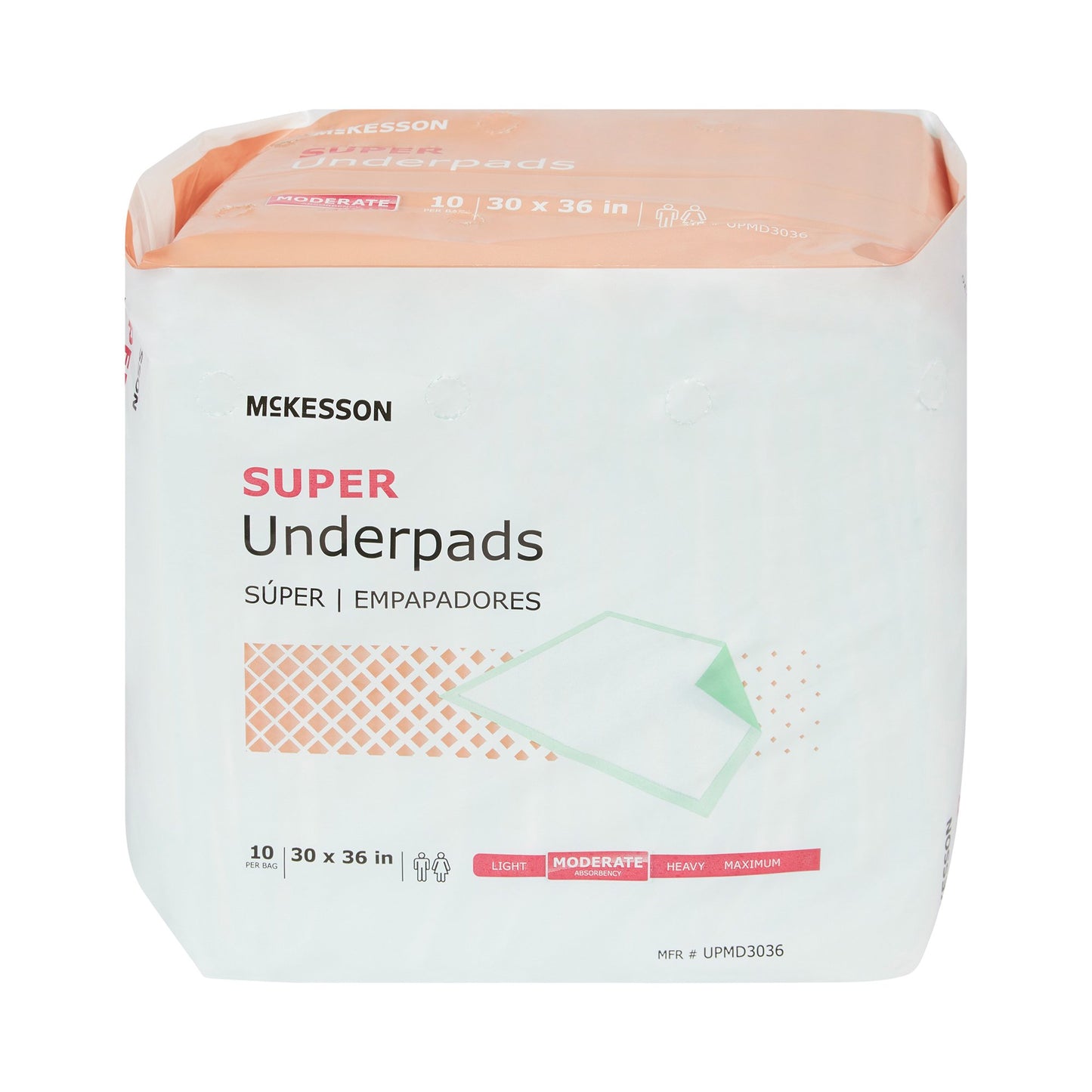 UNDERPAD, MODERATE ABSRB 30X36