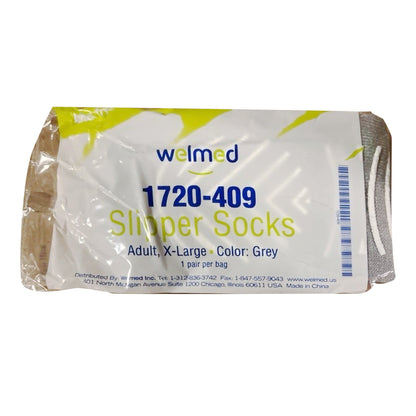 SOCK, SLIPPER PTNT LF ADLT LTRY XLG