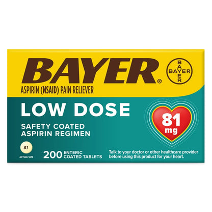 ASPIRIN DR EC, TAB 81MG LOW DOSE